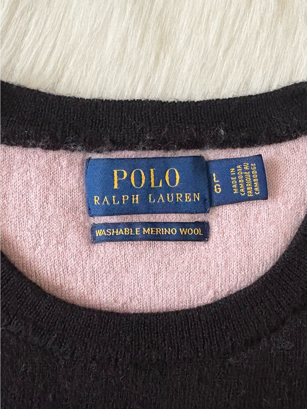 Ralph Lauren Pink Pony Merino Wool Sweater - Picture 4 of 4